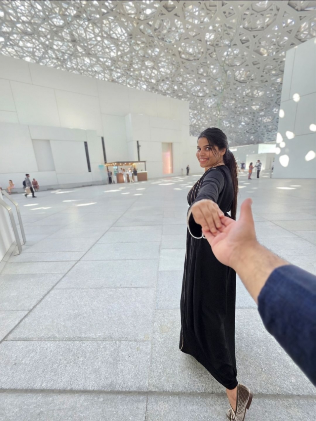Dr. Praisey Thomas at Louvre Abu Dhabi